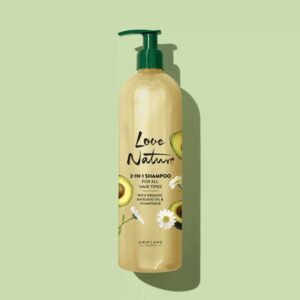 2-in-1 Shampoo For All Hair Types with Organic Avocado Oil & Chamomile