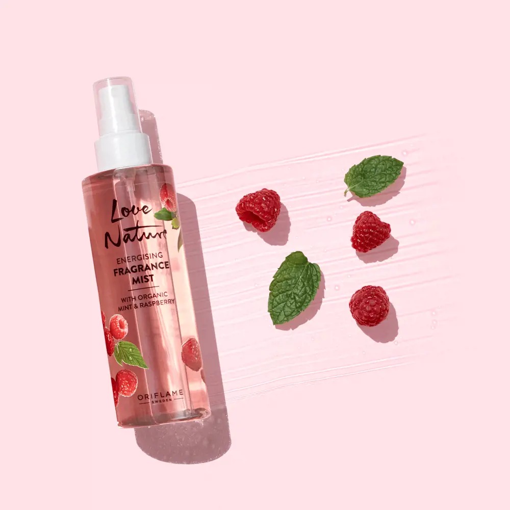 Energising Fragrance Mist with Organic Mint & Raspberry