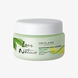 Mattifying Face Lotion with Organic Tea Tree & Lime