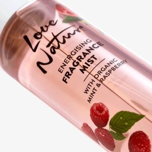 Organic Raspberry and Mint Energizing Perfume Mist