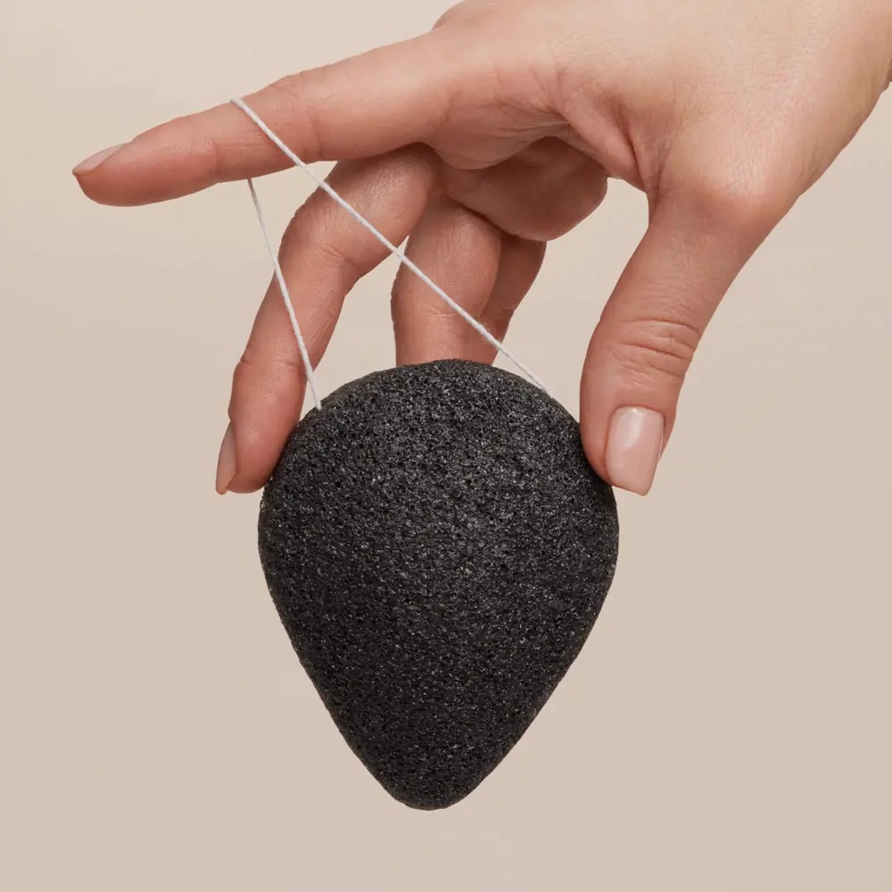Conjak Facial Cleansing Sponge Containing Coal