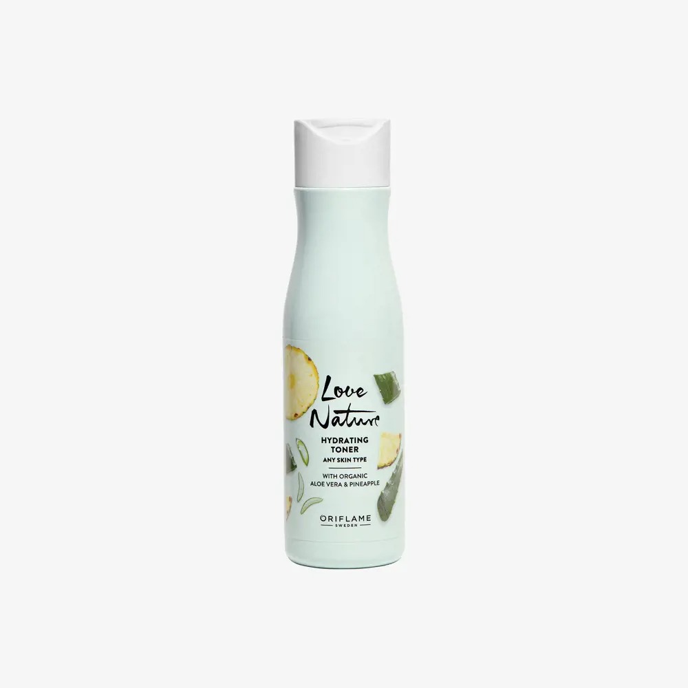 Love Nature Organic Aloe Vera and Pineapple Moisturizing Tonic
