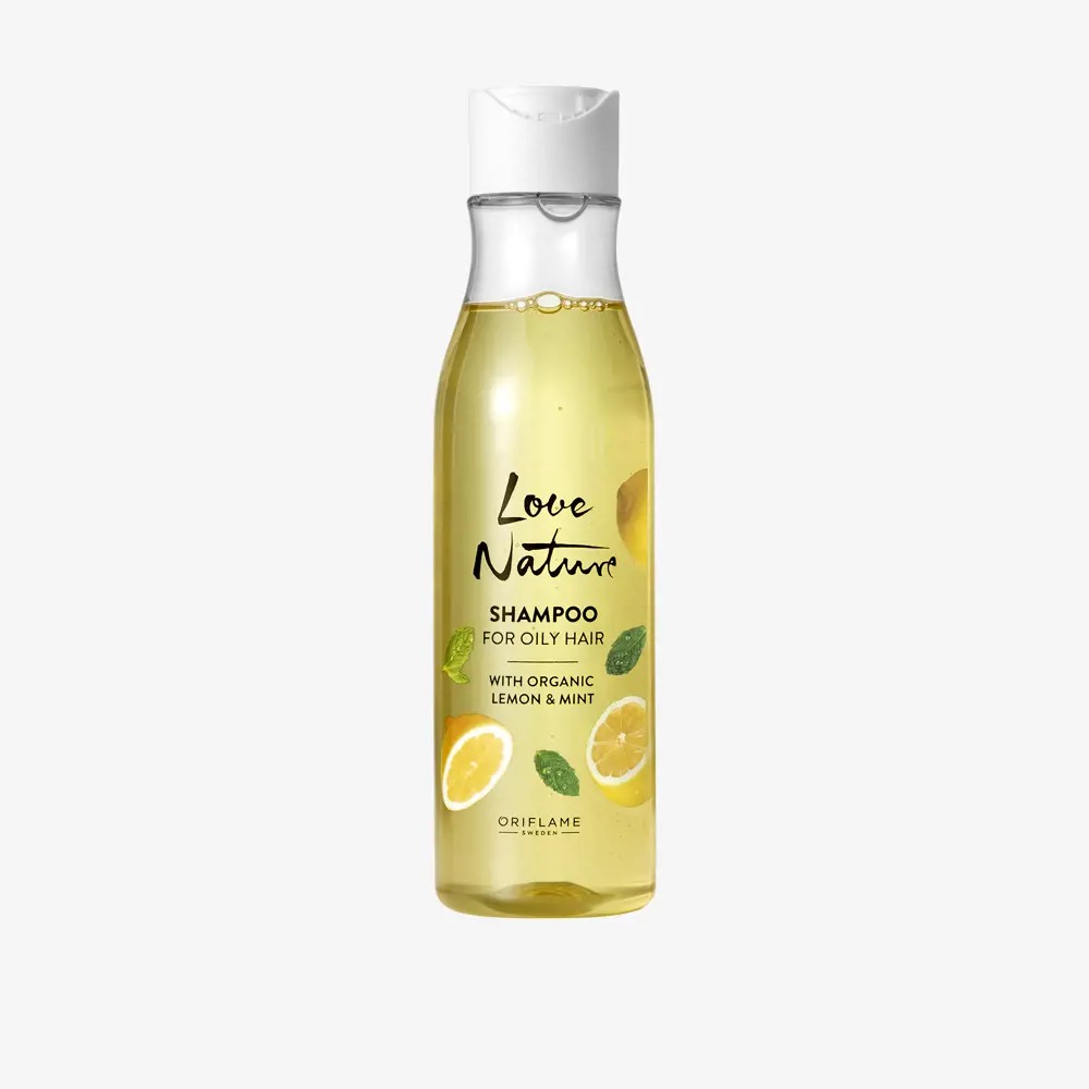Love Nature Organic Lemon and Mint Extract Shampoo for Oily Hair