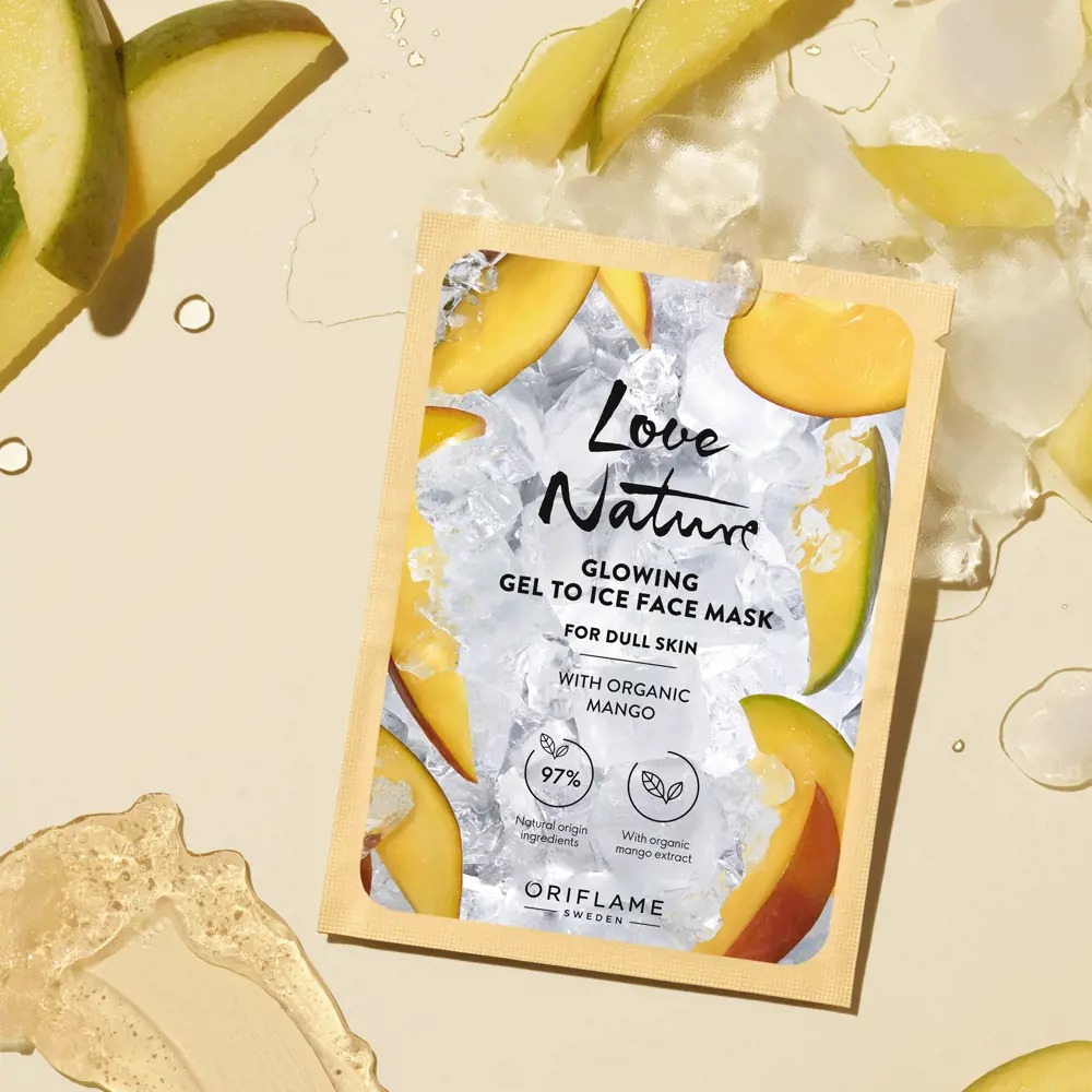 Love Nature Organic Mango Sparkling Gel Face Mask