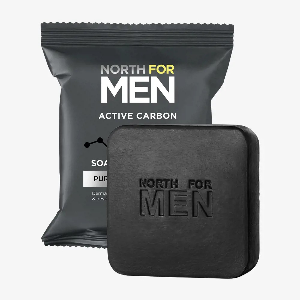North For Men Active Carbon Soap