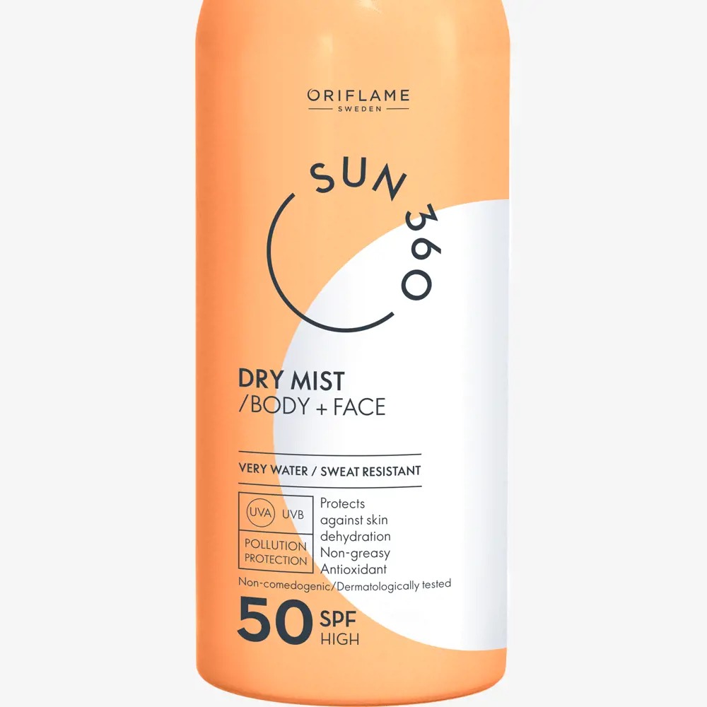 Sun 360 Sunscreen Spray for Face and Body 50 SPF
