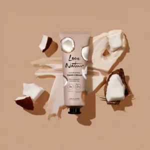 Love Nature Organic Coconut Oil Containing Moisturizing Hand Cream