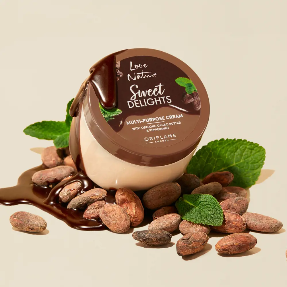 Sweet Delights Multi-Purpose Cream with Organic Cacao Butter & Peppermint